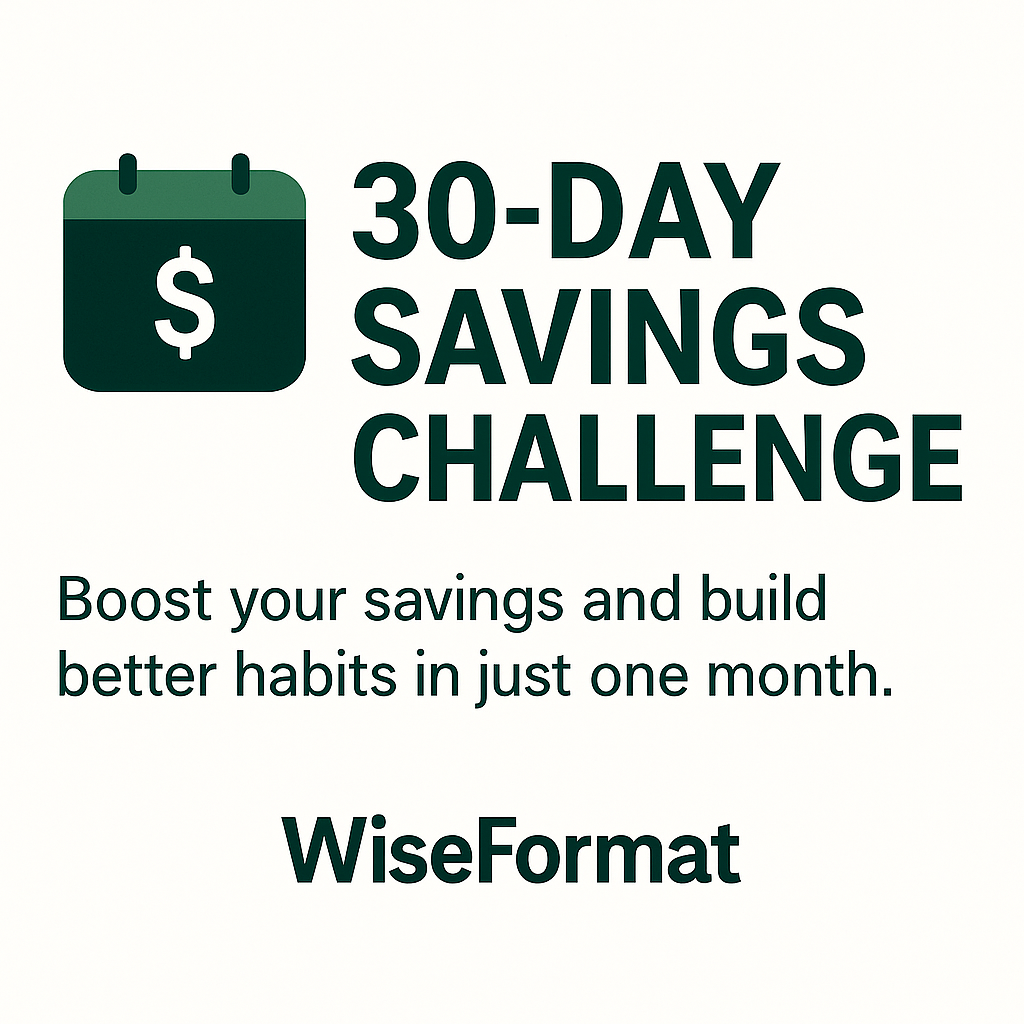 30-Day Savings Challenge