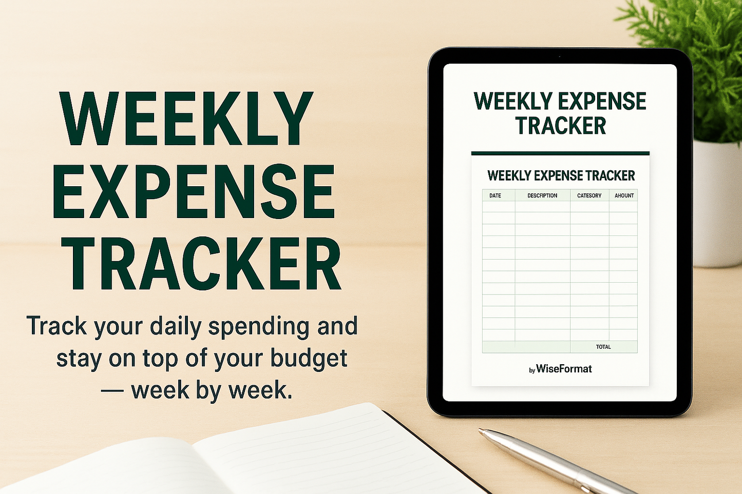 Weekly expense tracker