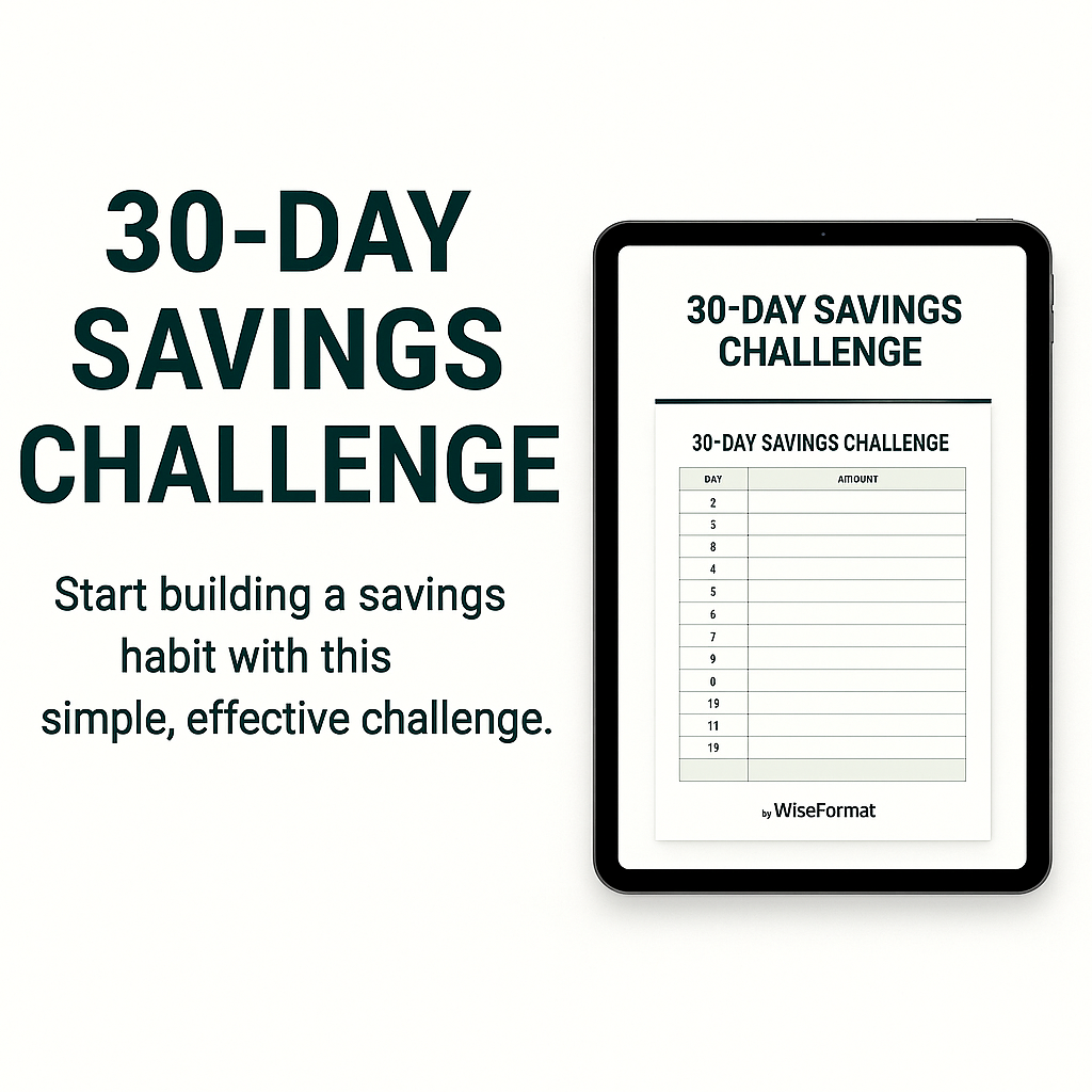 30-Day Savings Challenge