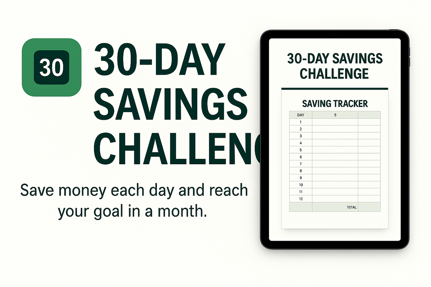 30-Day Savings Challenge