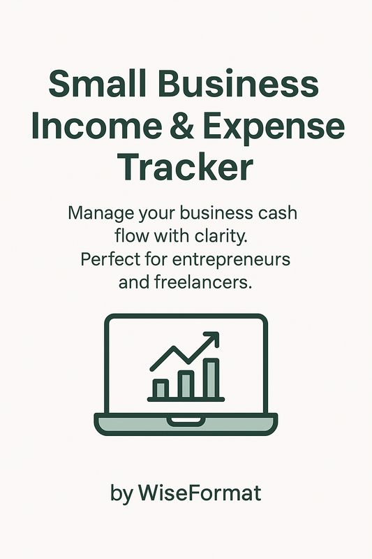 Small Business Income & Expense Tracker